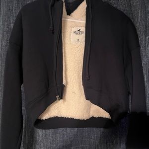 Hollister crop hoodie